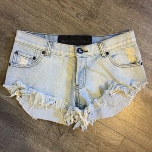 One Teaspoon Bonitas Denim Cutoff Shorts